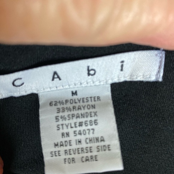 Cabi Maxi Skirt/Dress Black Jersey Pleated Size Medium A-Line NWOT - Picture 10 of 10